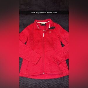 Spyder Vibrant Red Knit Jacket